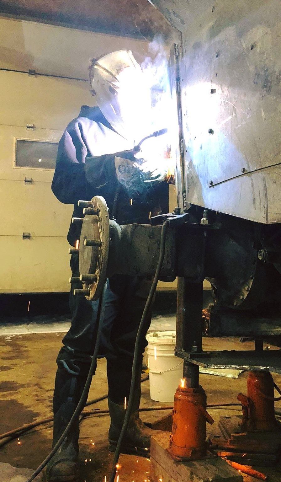 Soudeur, atelier de soudure à Rimouski